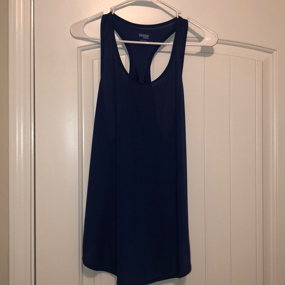Royal blue racerback tank